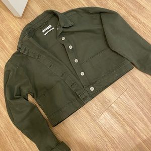 Green Jean Jacket
